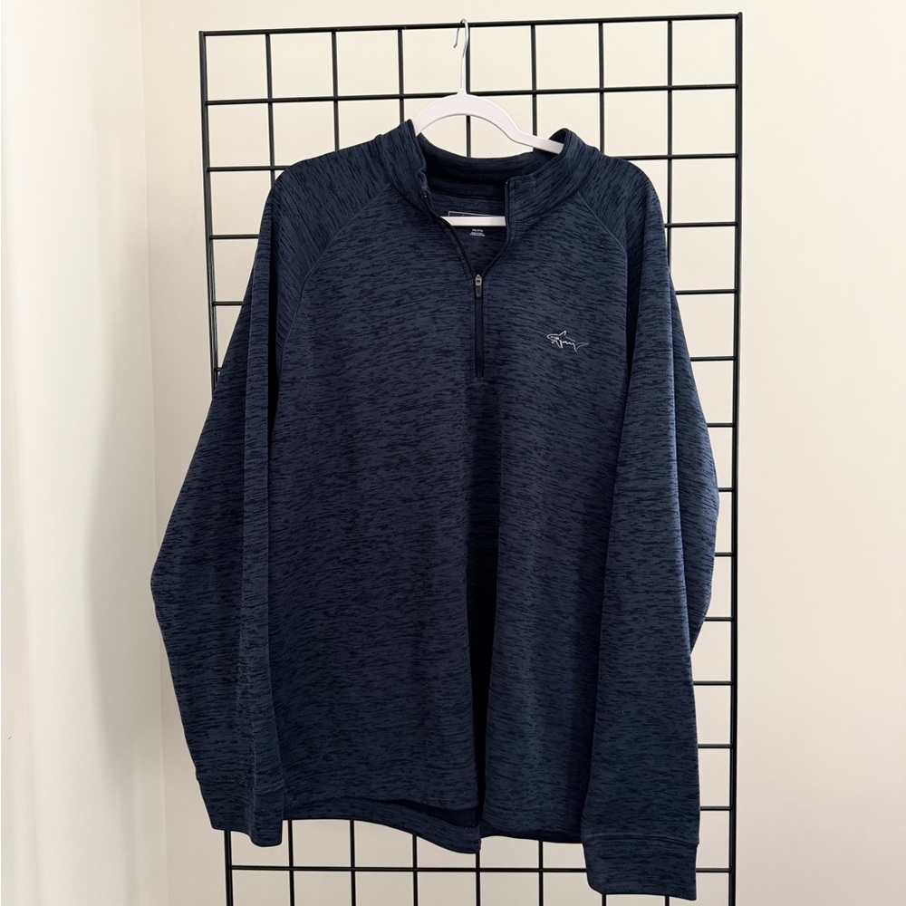 Greg Norman Collection Men's Dark Blue Zip-Up Sweater